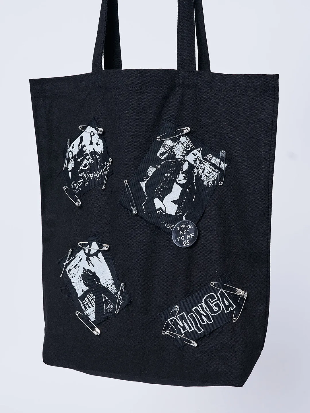 Gothic Romance Black Tote Bag