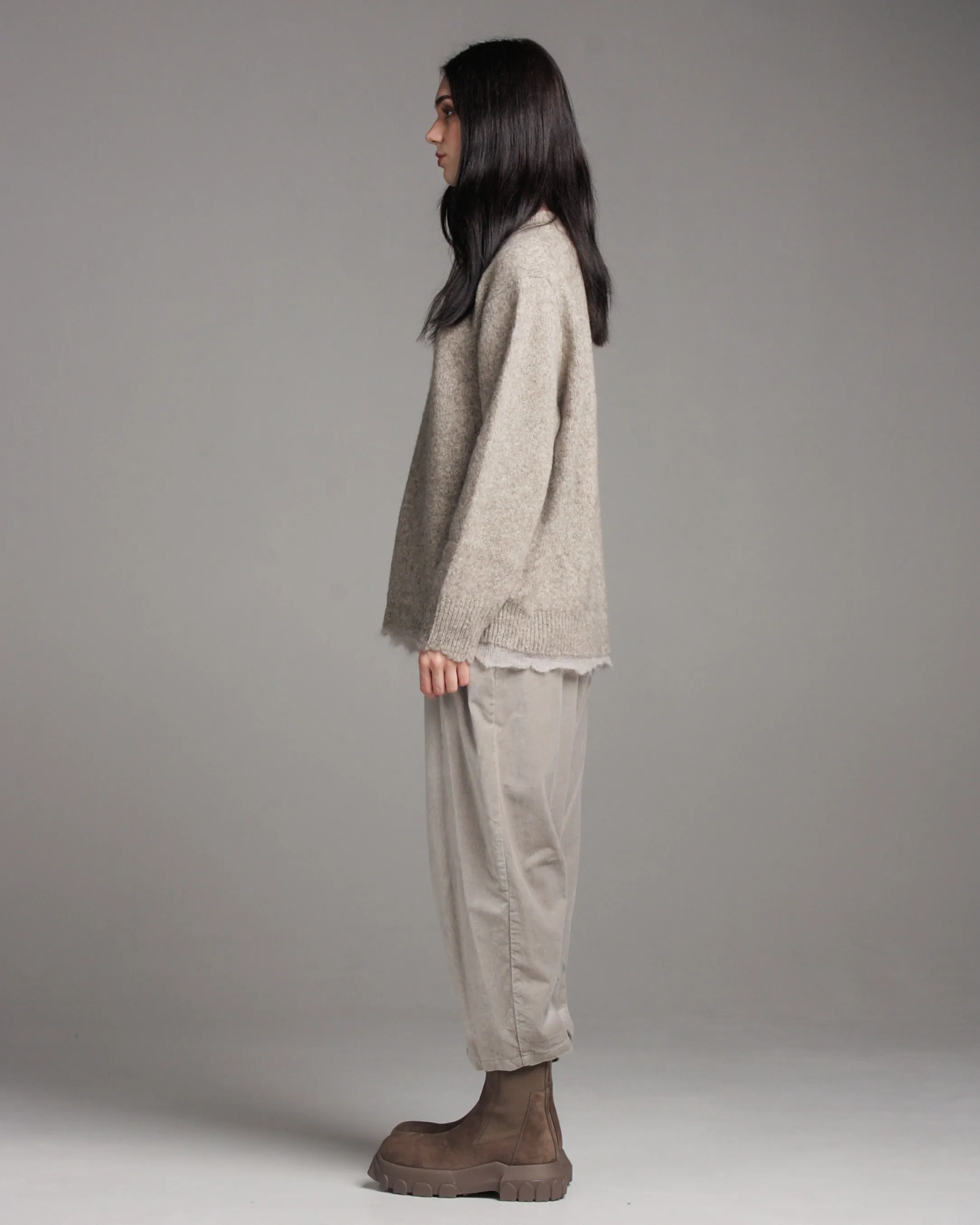 Greige Wool Sweater