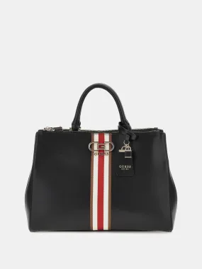 GUESS NELKA FRONT STRIPE HANDBAG