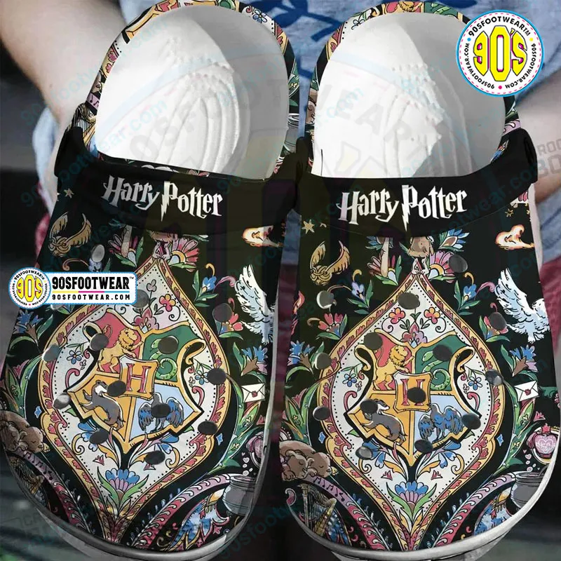 Harry Potter Crocs All Harry Potter House Floral Clog Shoes for HP Fan