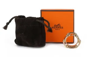 Hermès New Gold Chain d'Ancre Scarf Ring