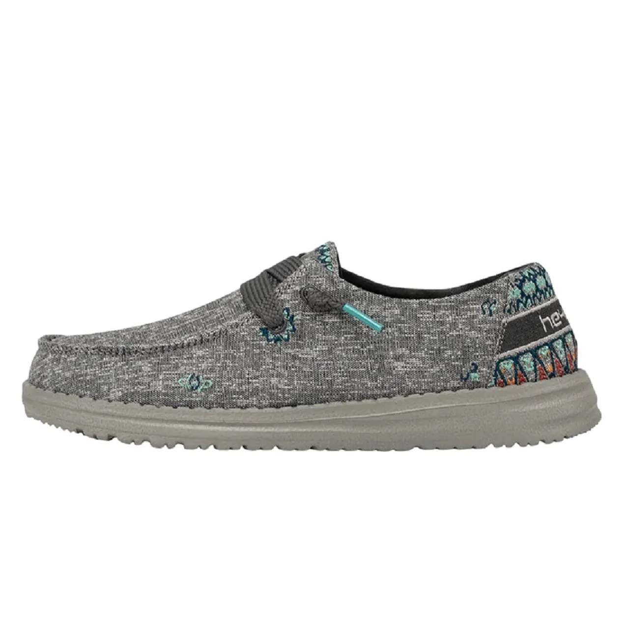 Hey Dude Women's Wendy Flora Tulip Grey Shoes