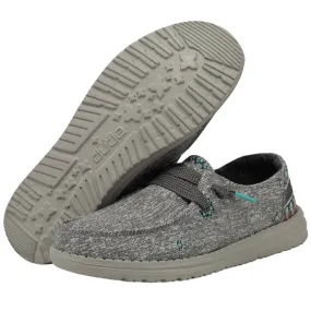 Hey Dude Women's Wendy Flora Tulip Grey Shoes