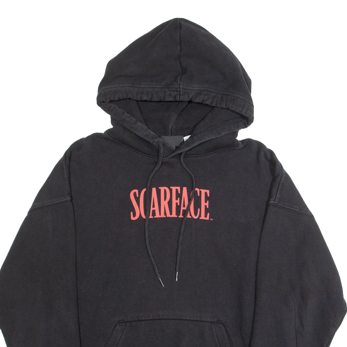 H&M Scarface Oversized Fit Mens Black Hoodie M