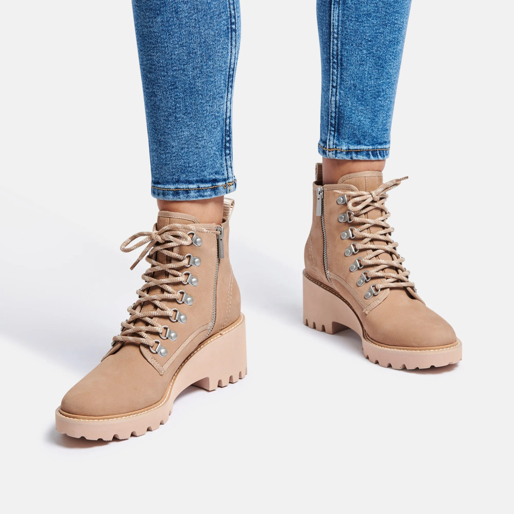 HUEY HIKER BOOTS MUSHROOM NUBUCK