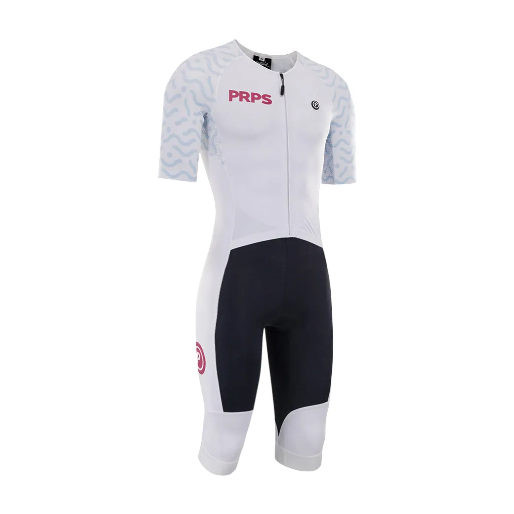 Hypermesh ELITE Mid Length Tri Suit (Arctic White)