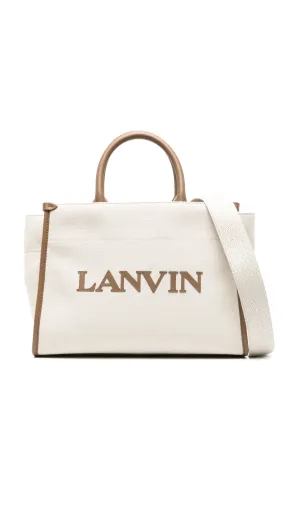 In & Out Small Tote Bag - White/Beige