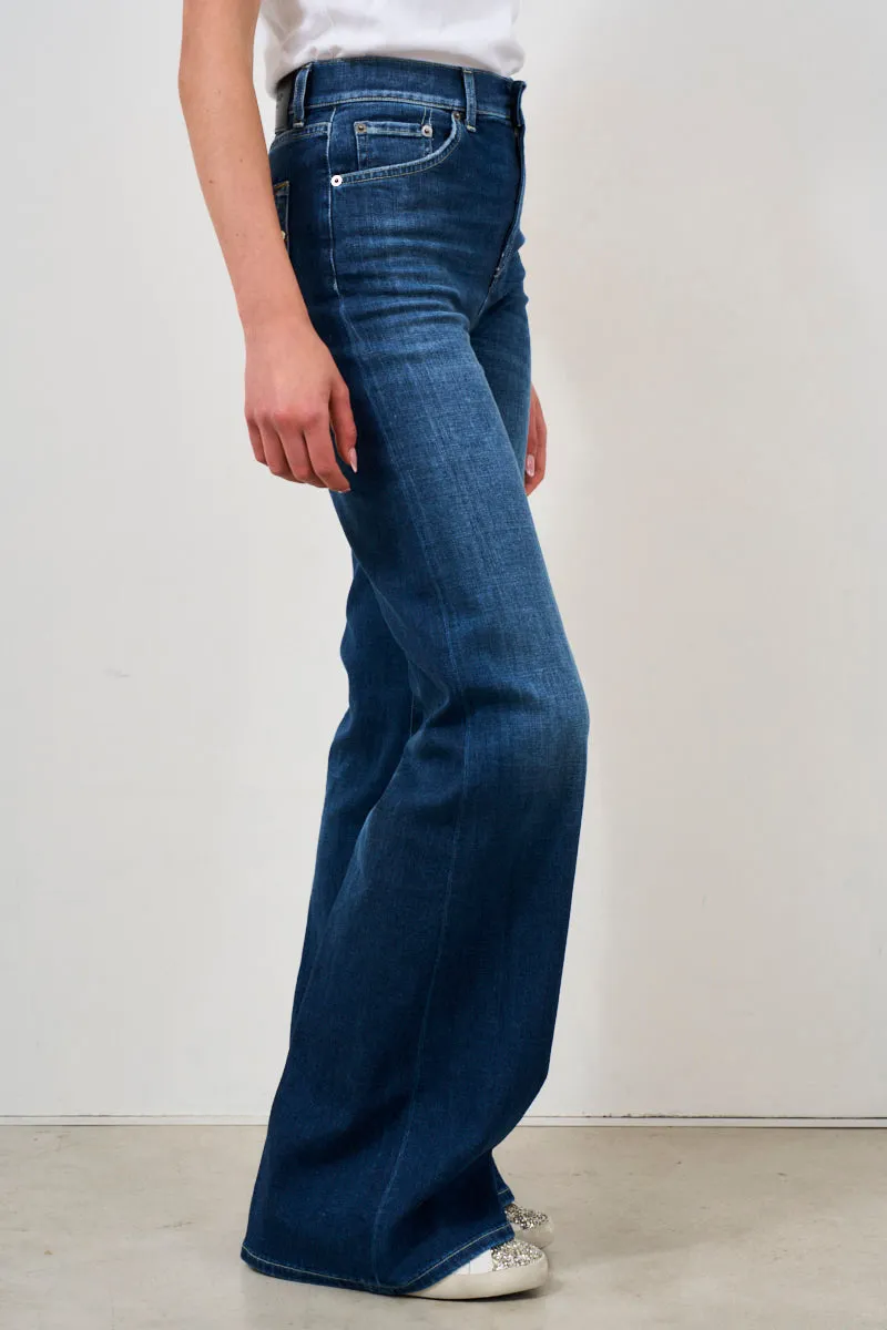 Jeans donna a gamba ampia