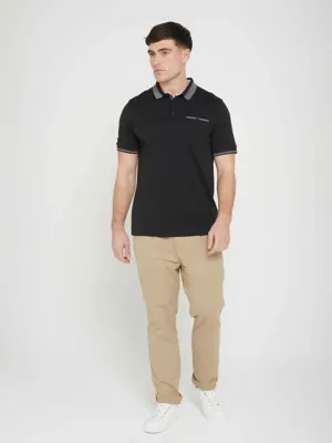 Jon Parka Black Polo Shirt | Men | George at ASDA