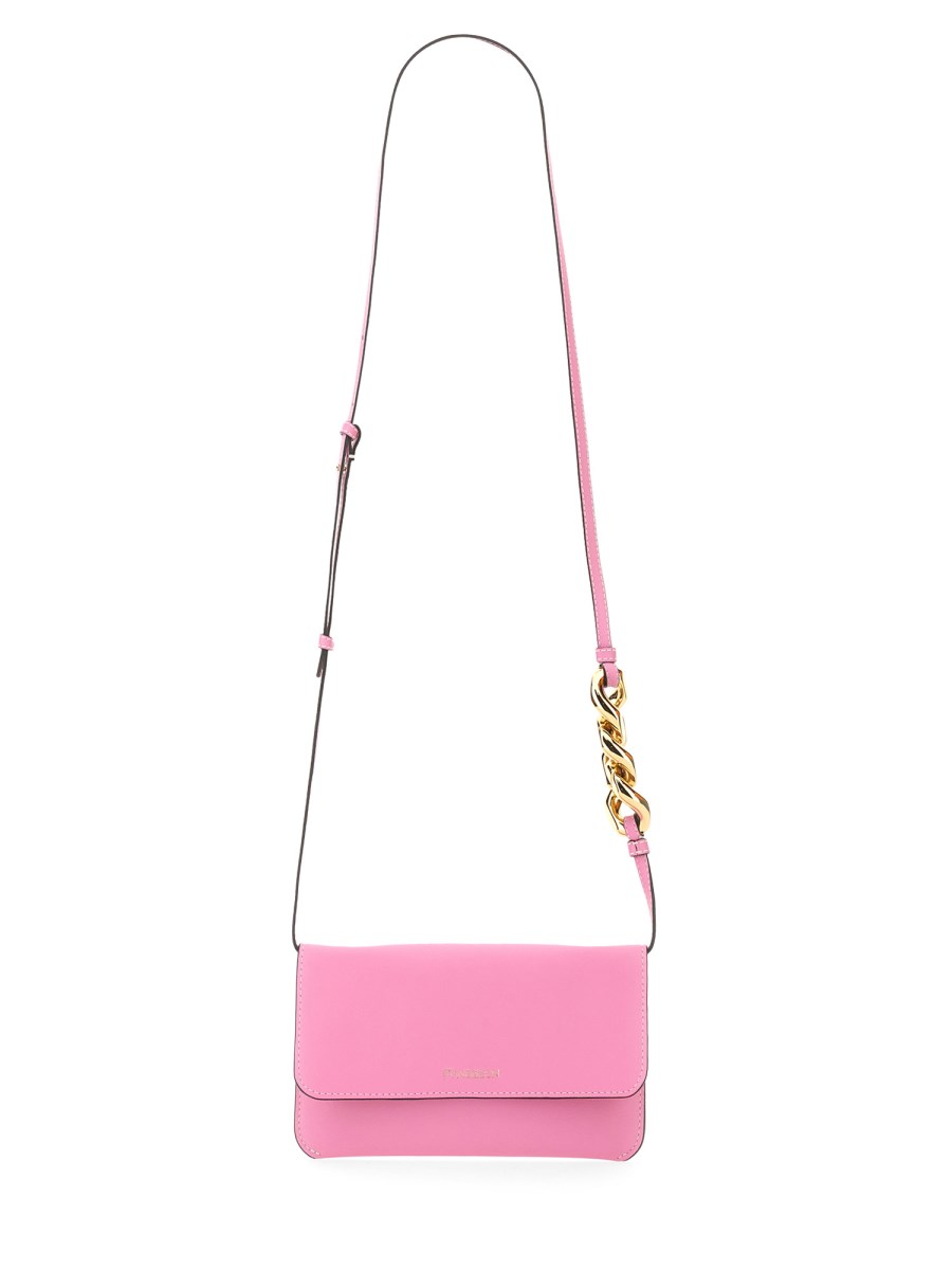 JW ANDERSON    SMOOTH LEATHER CHAIN SMARTPHONE BAG