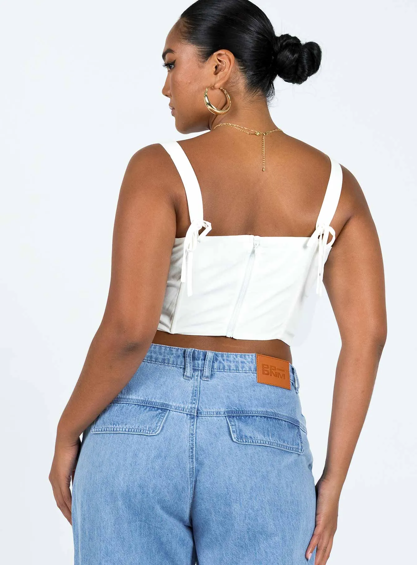 Kalbarri Corset Top White