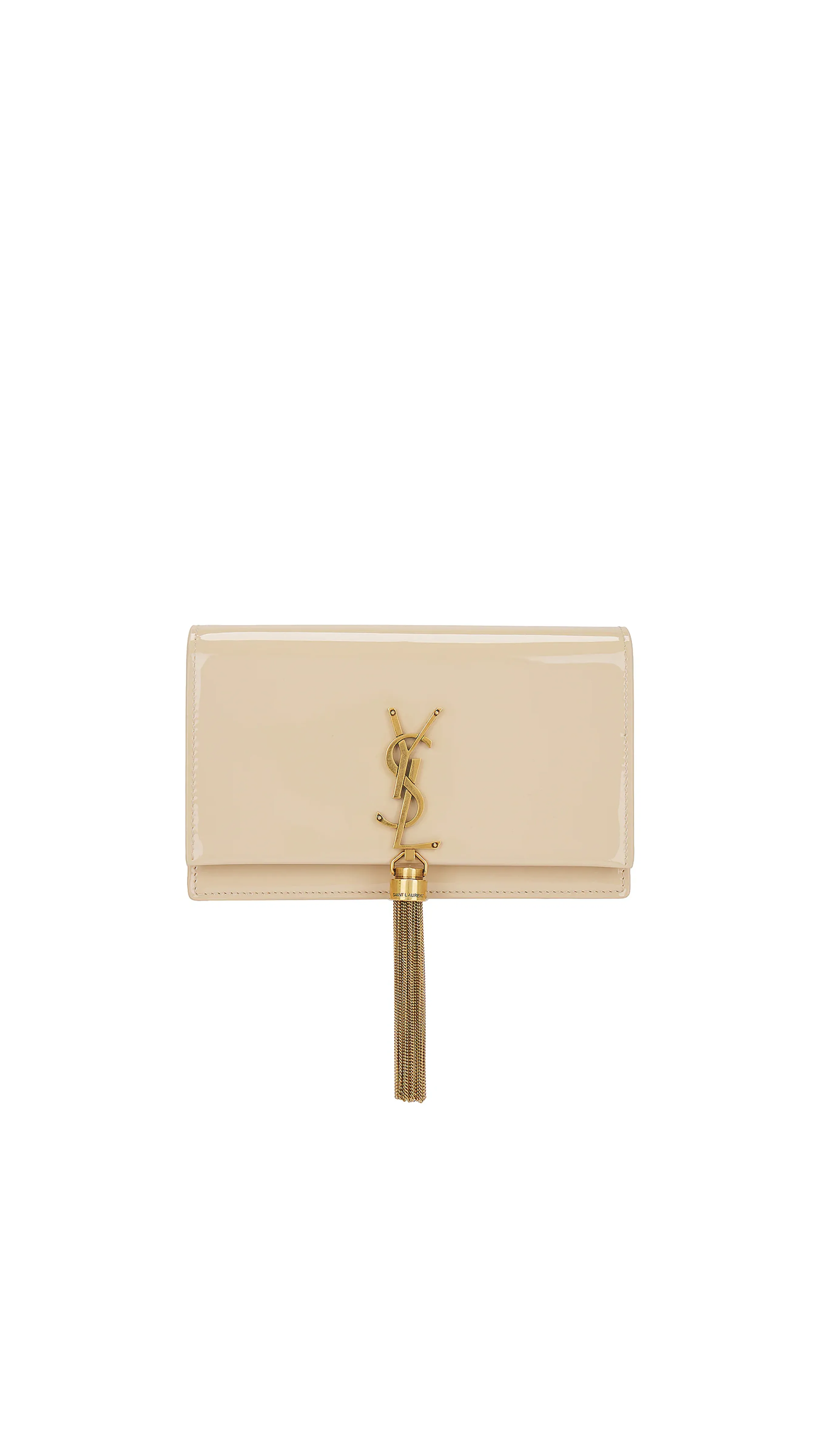 Kate Tassel Chain Wallet Bag - Ivory