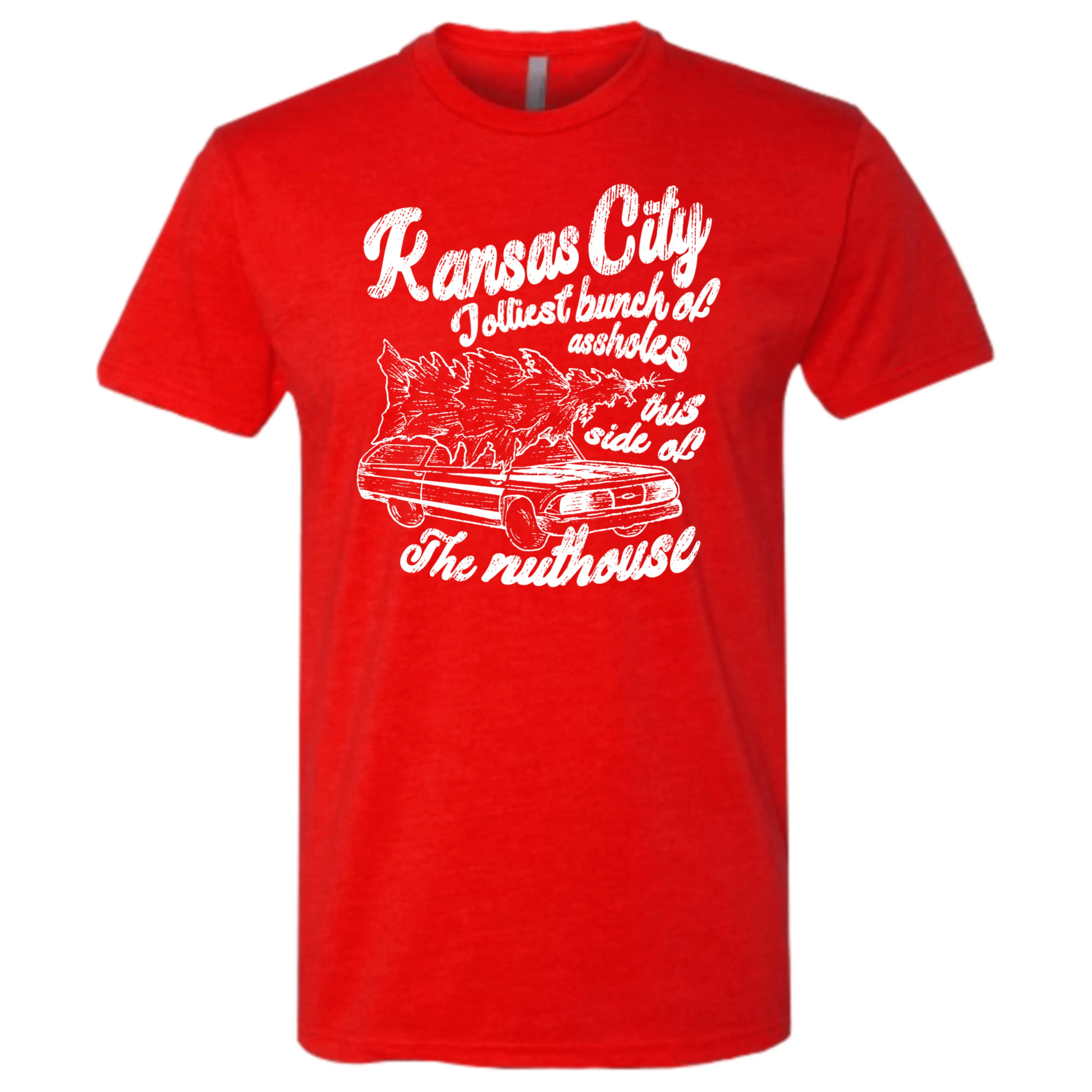 KC A Holes Tee - Red