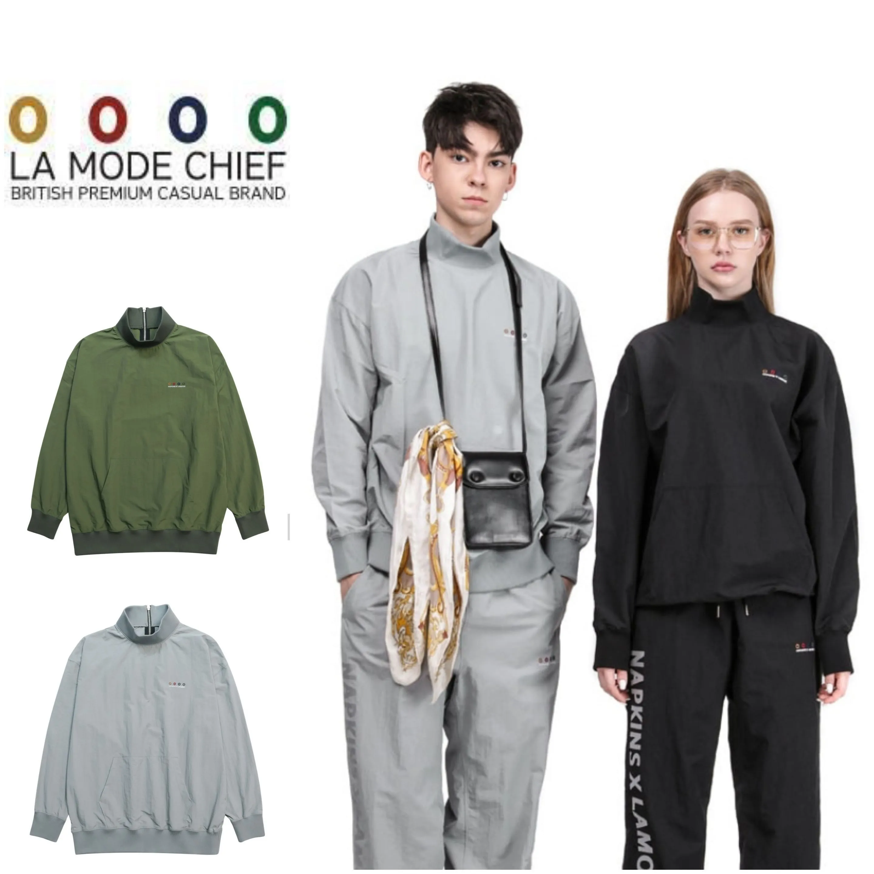 LAMODECHIEF  |Unisex Street Style Plain Tops