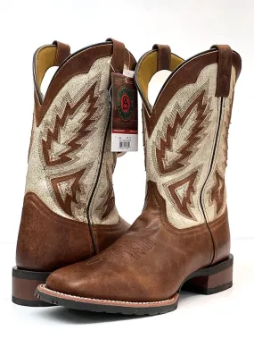 Laredo 7862 Mens Koufax 11 Square Toe Western Work Boots Tan