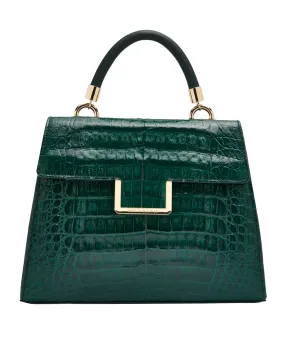 Large Michelle Bag in Dark Green