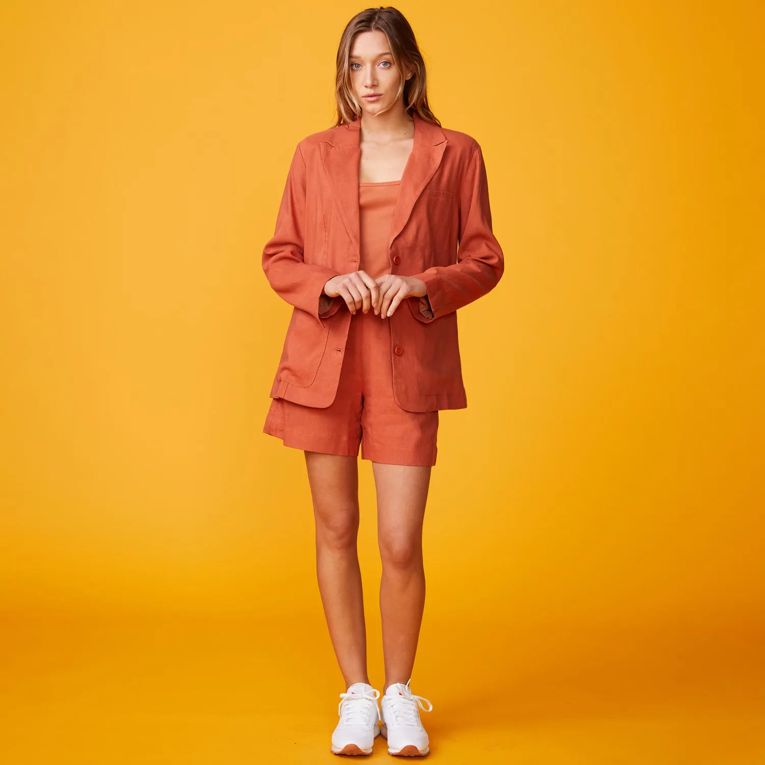 Linen Oversized Blazer