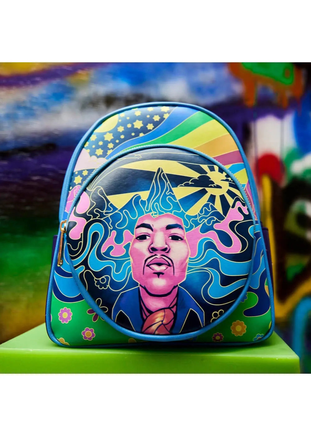 Loungefly Jimi Hendrix Psychedelic Landscape Backpack