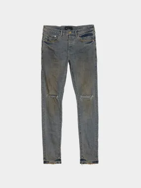 Low Rise Slim Leg Jean, Vintage Indigo Faded Gray Overdye