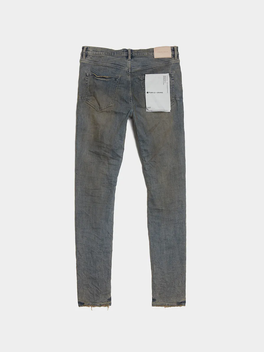 Low Rise Slim Leg Jean, Vintage Indigo Faded Gray Overdye