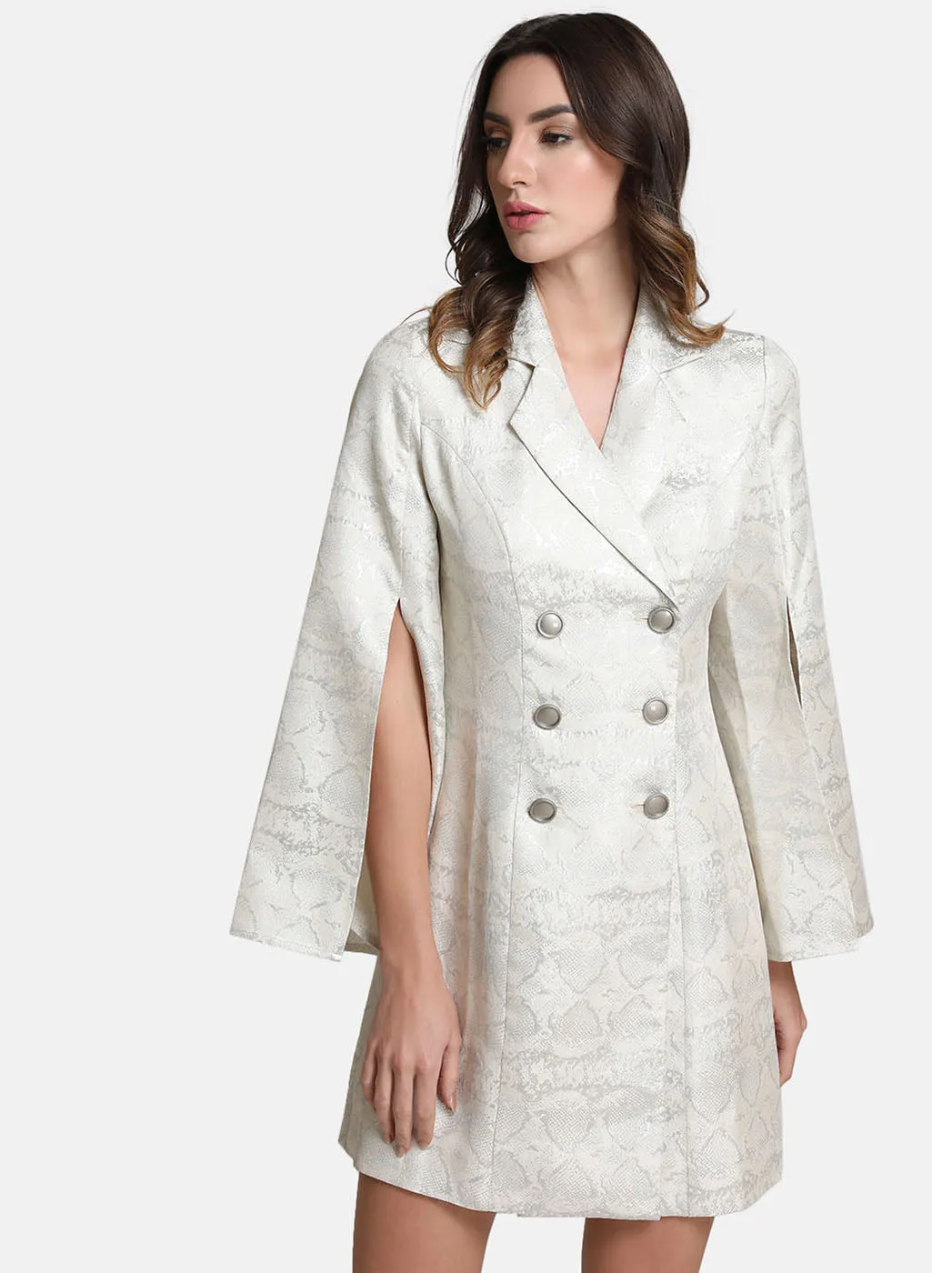 Lurex Blazer Dress