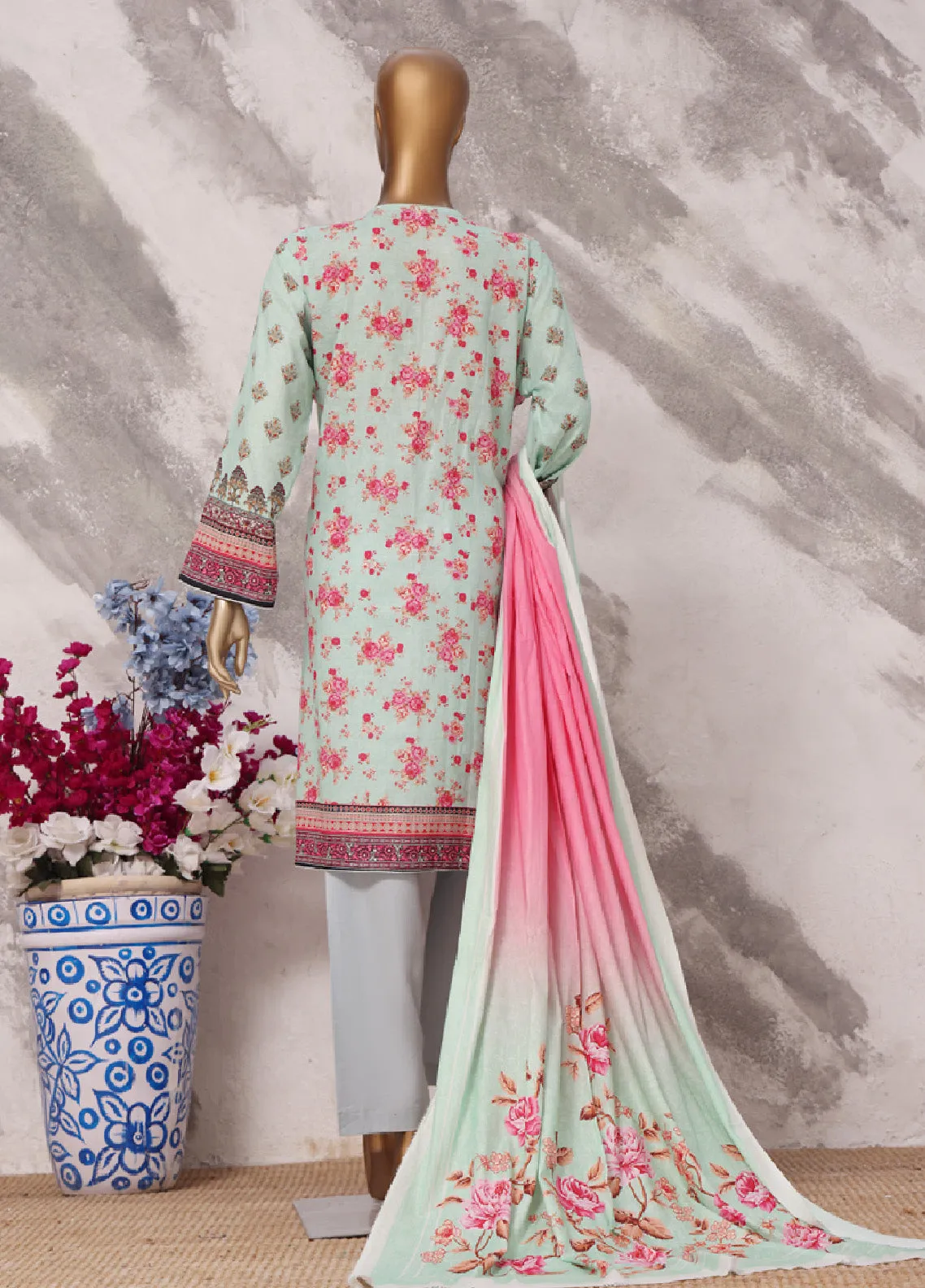 Mehbooba By Justuju Embroidered Lawn Unstitched 3 Piece Suit - JU24MB 05