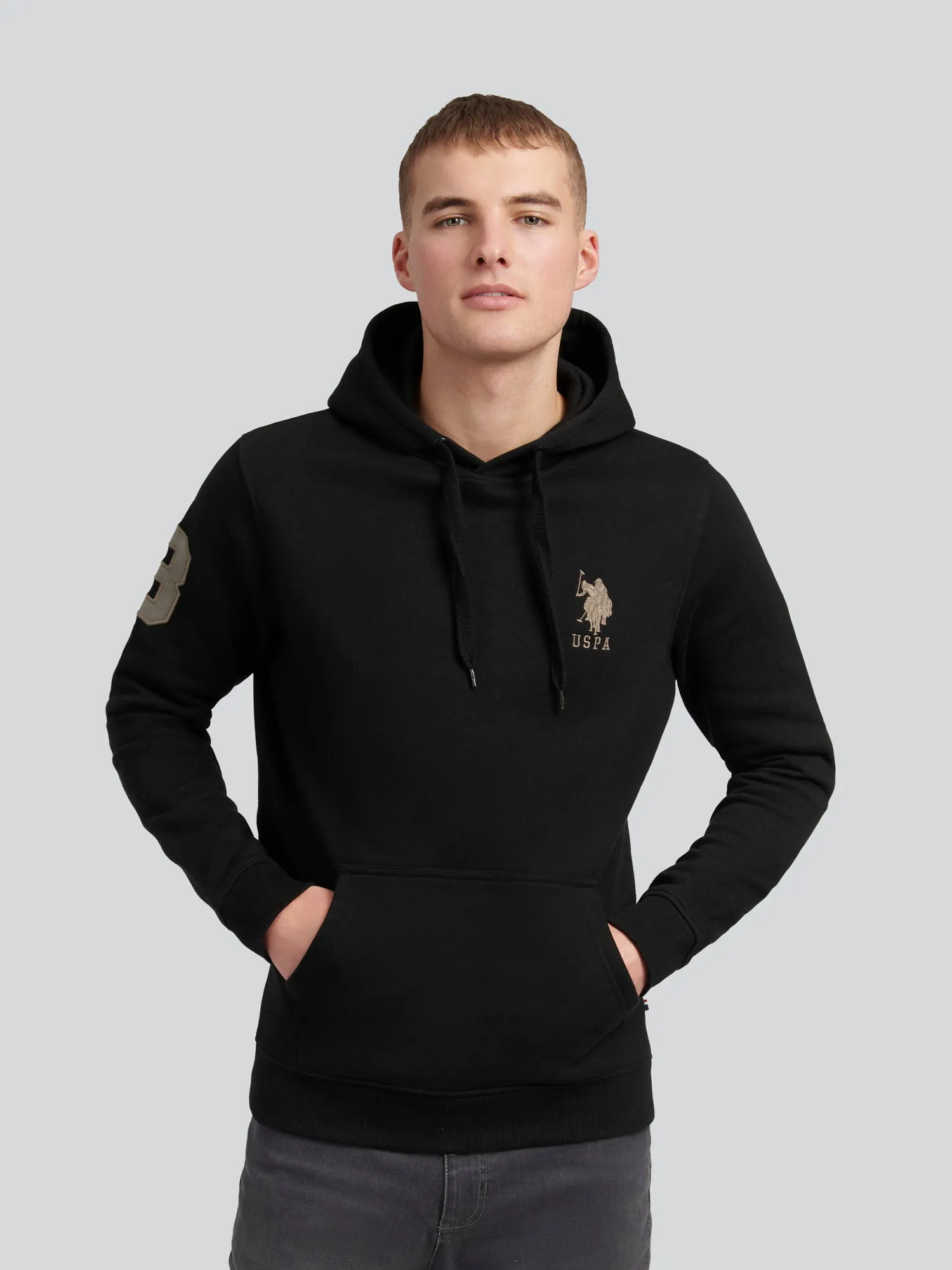 Mens Player 3 Hoodie in Black