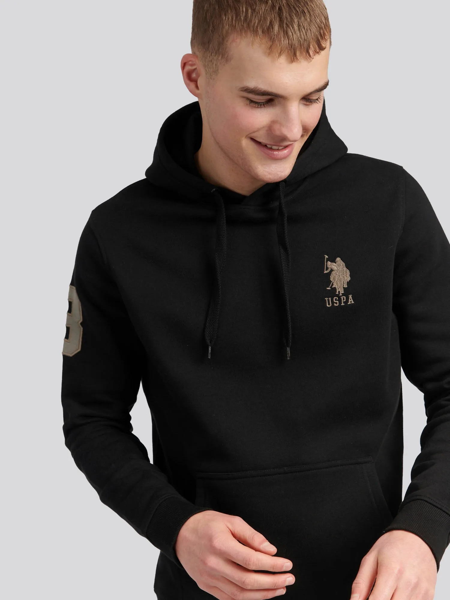 Mens Player 3 Hoodie in Black