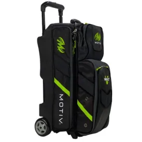 Motiv Vault Triple Roller Bowling Bag Grey/Lime