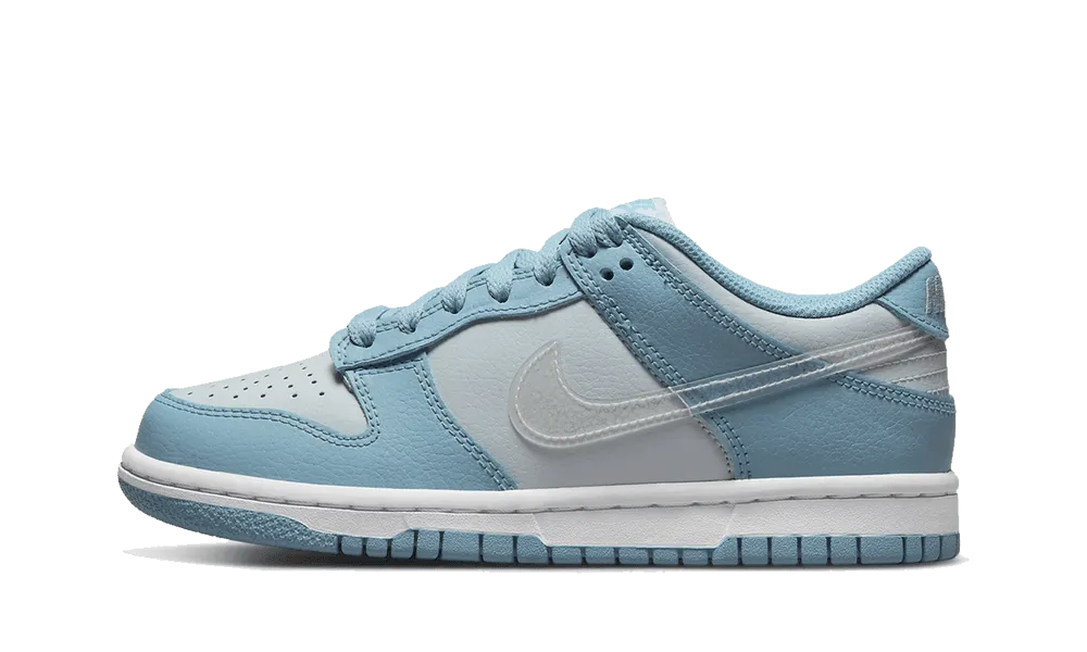 Nike Dunk Low 'Aura Blue Clear Swoosh'