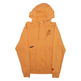 NIKE Mens Orange Hoodie XS