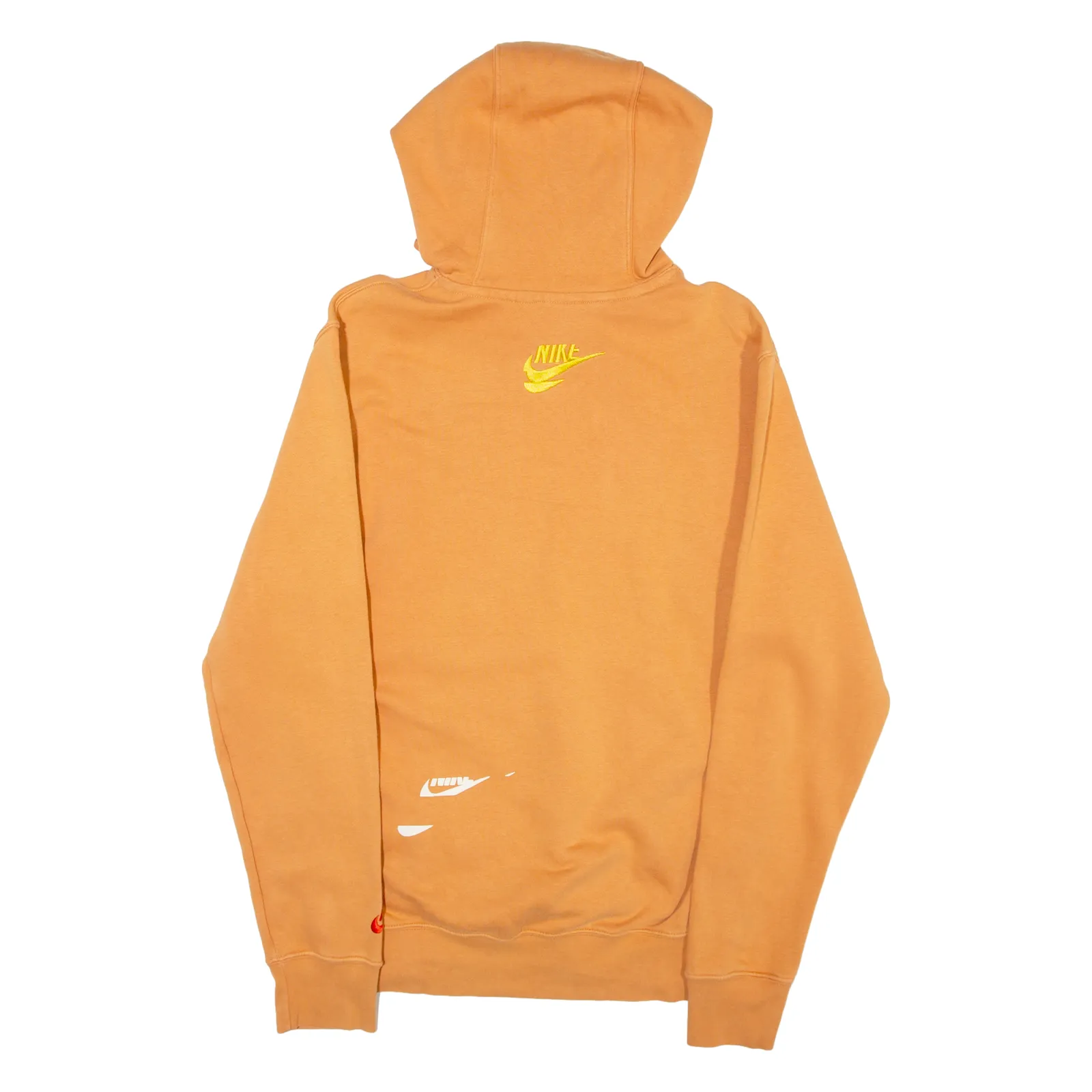 NIKE Mens Orange Hoodie XS