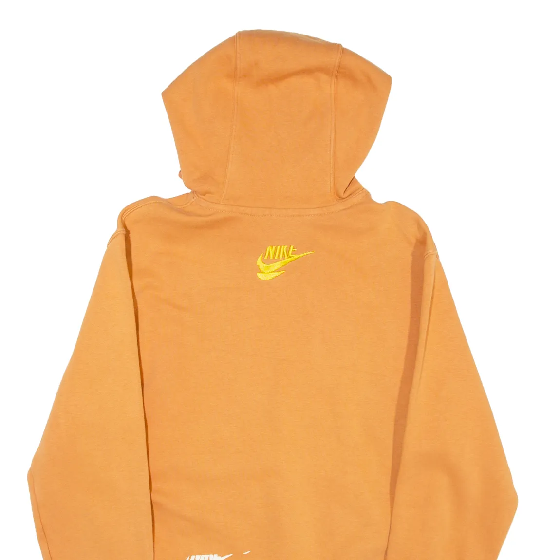 NIKE Mens Orange Hoodie XS