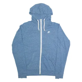 NIKE Womens Blue Hoodie Full Zip XL