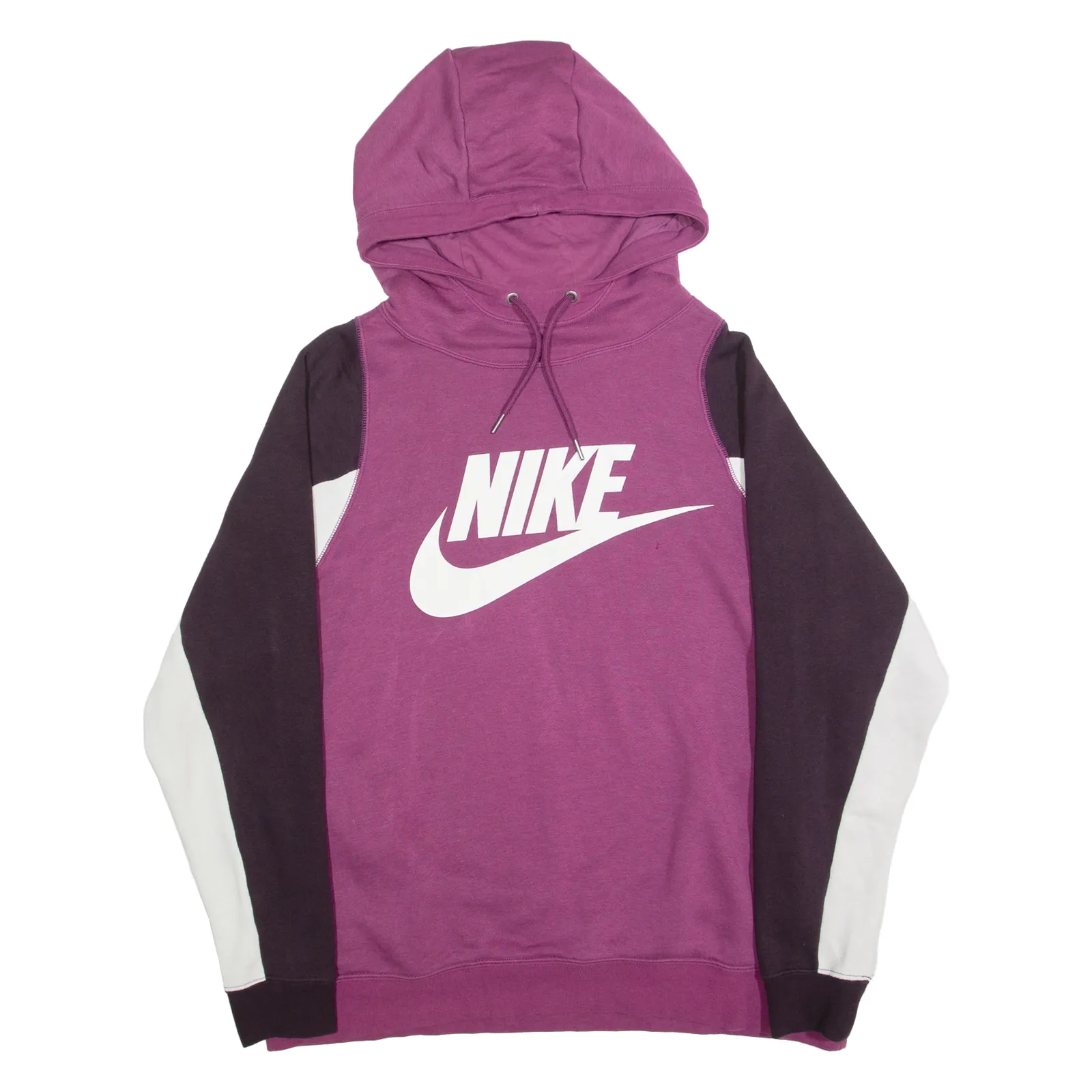 NIKE Womens Purple Hoodie L