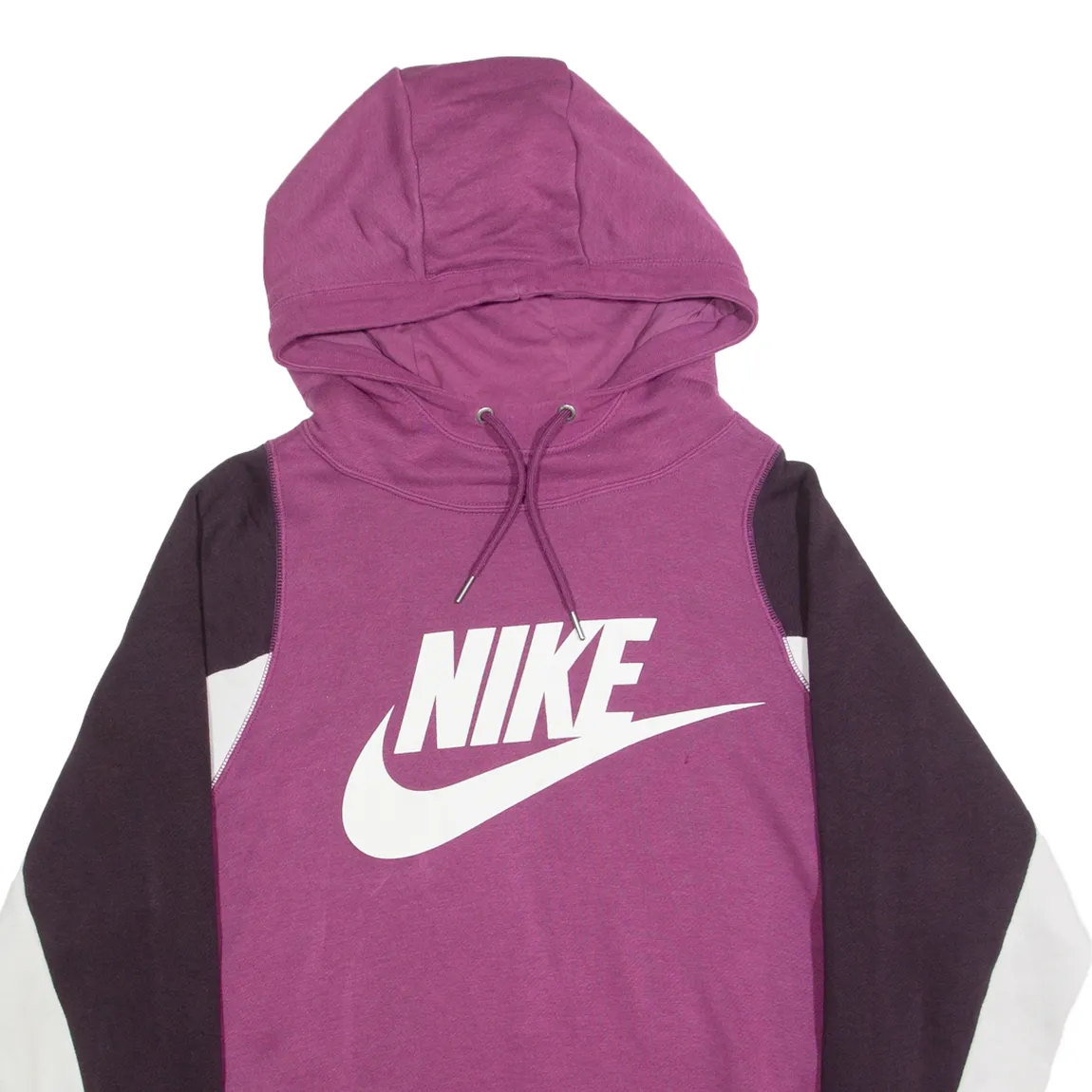 NIKE Womens Purple Hoodie L