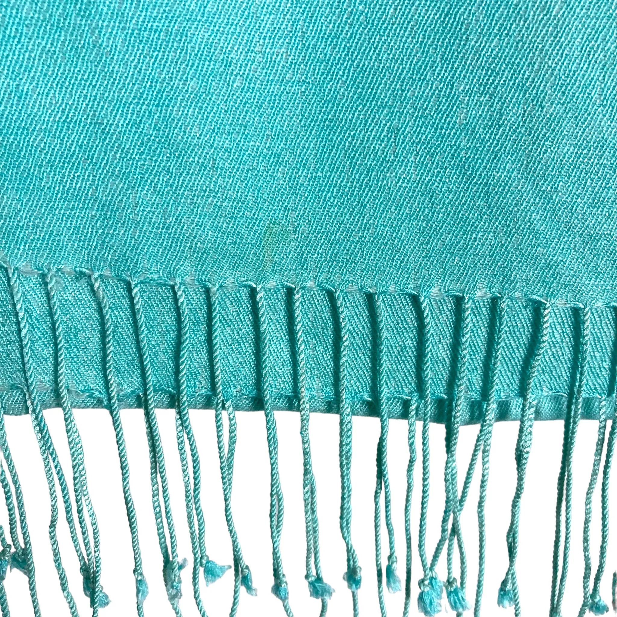 No Brand Mint Green Tassel Fringe Scarf (see notes)