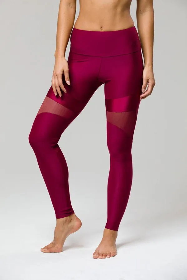 ONZIE // ROYAL LEGGING - BURGUNDY