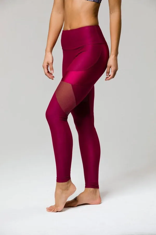 ONZIE // ROYAL LEGGING - BURGUNDY