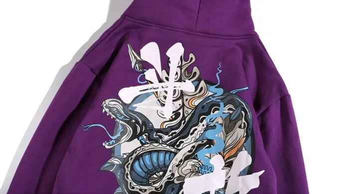 Orchid Serpent King Hoodie