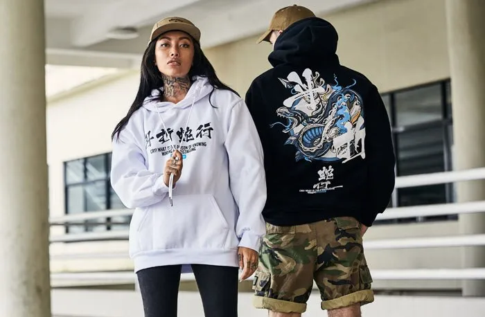 Orchid Serpent King Hoodie