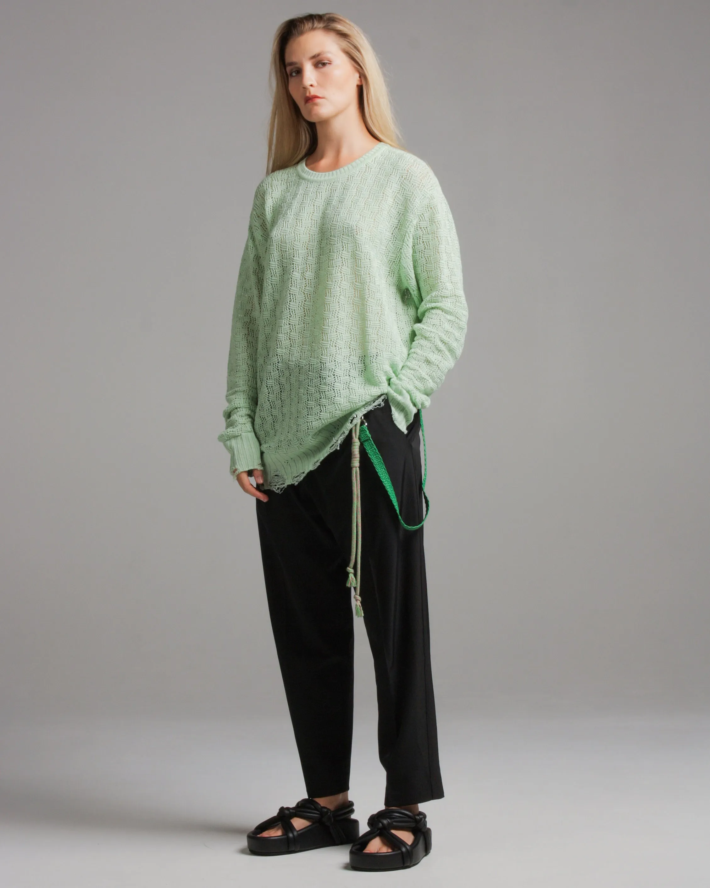 Oversized Green Sweater