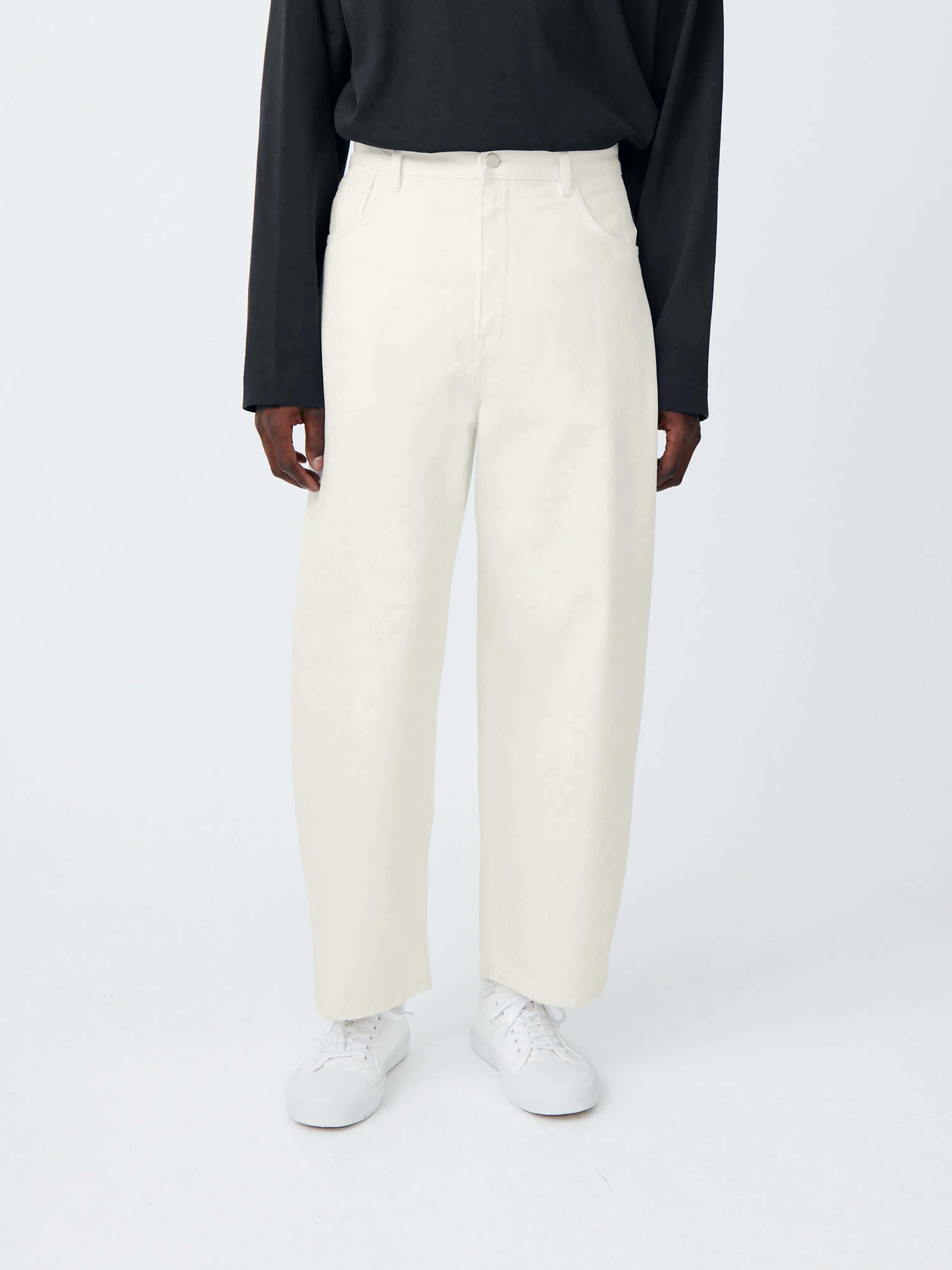 Paolo Denim Pant in Parchment