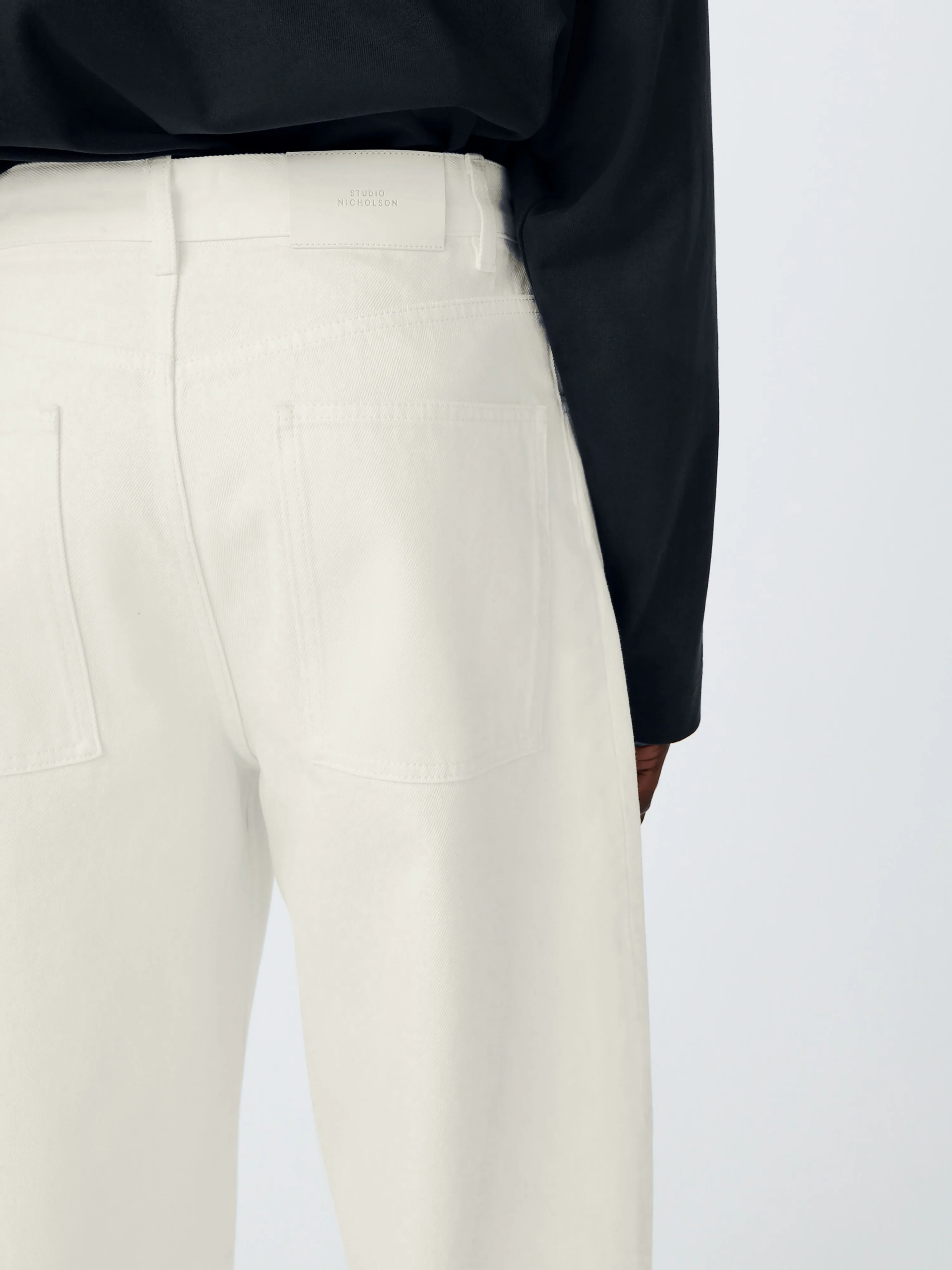 Paolo Denim Pant in Parchment