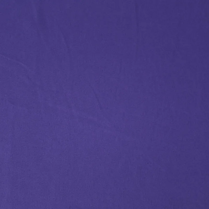 Plain Purple Cotton Poplin - Blackcurrant