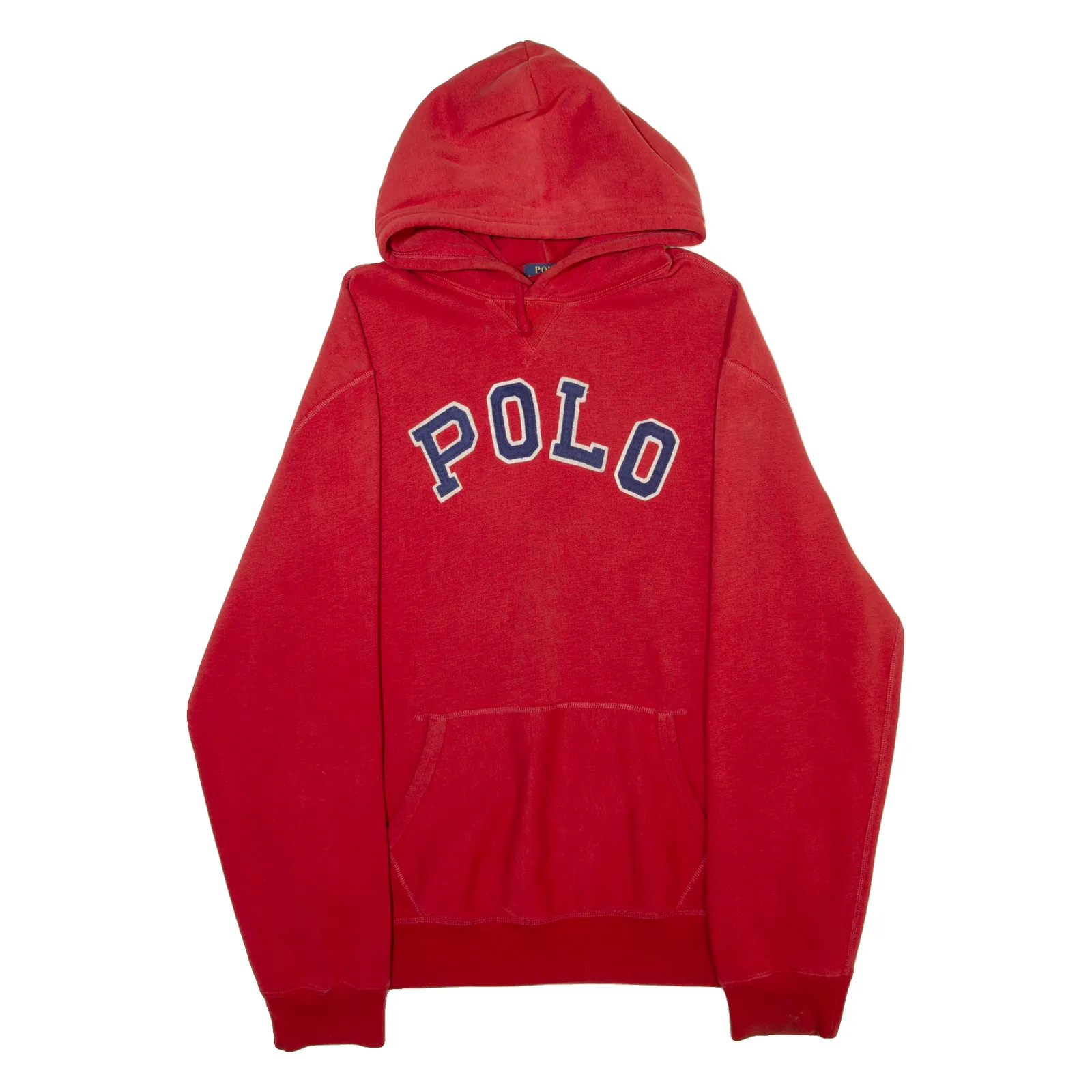 POLO RALPH LAUREN Mens Red Hoodie 2XL