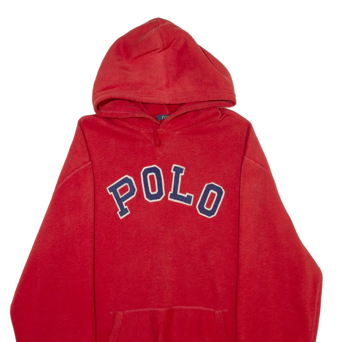 POLO RALPH LAUREN Mens Red Hoodie 2XL