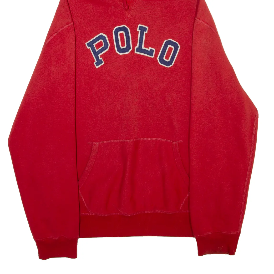 POLO RALPH LAUREN Mens Red Hoodie 2XL