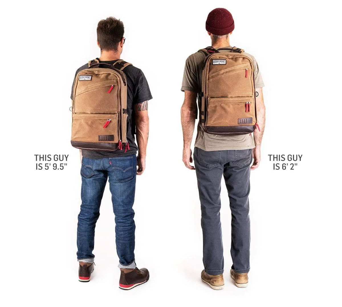 Ranger Backpack - Brown/Red