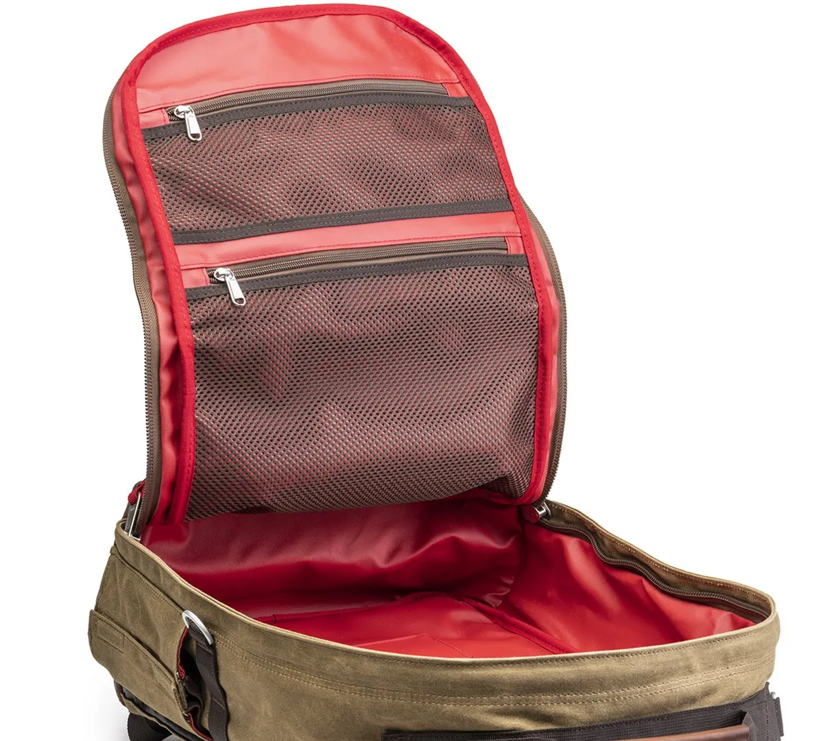 Ranger Backpack - Brown/Red